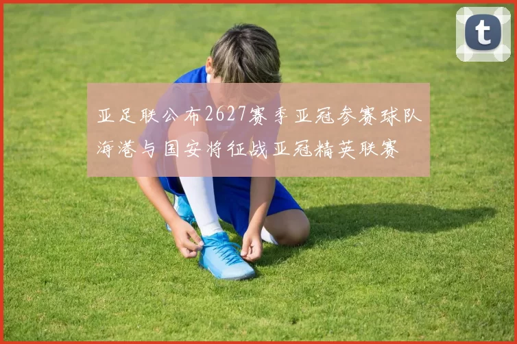 亚足联公布2627赛季亚冠参赛球队海港与国安将征战亚冠精英联赛