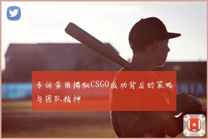 专访黄丽揭秘CSGO成功背后的策略与团队精神