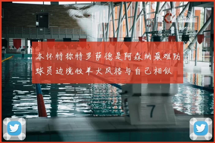 本怀特称特罗萨德是阿森纳最难防球员边境牧羊犬风格与自己相似