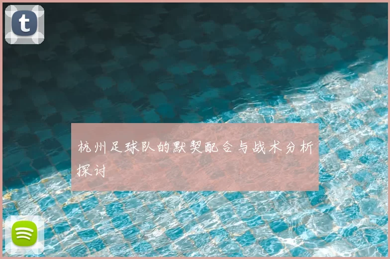 杭州足球队的默契配合与战术分析探讨