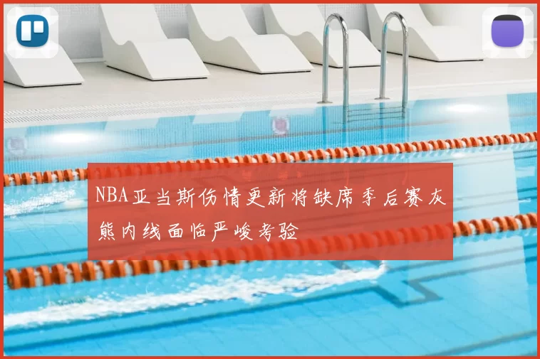 NBA亚当斯伤情更新将缺席季后赛灰熊内线面临严峻考验