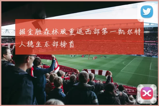 掘金胜森林狼重返西部第一凯尔特人稳坐东部榜首
